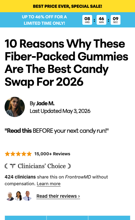 keto gummies landing page 1
