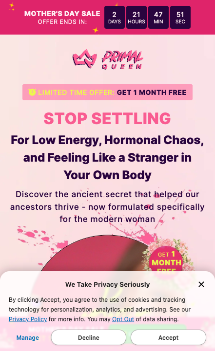 weight loss supplement landing page 4